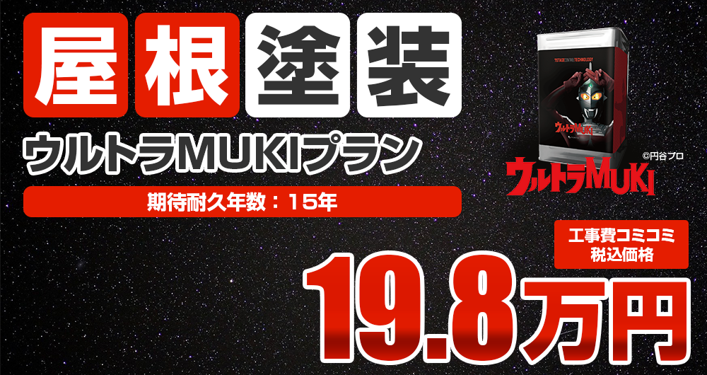 ウルトラMUKIプラン塗装 税込.万円