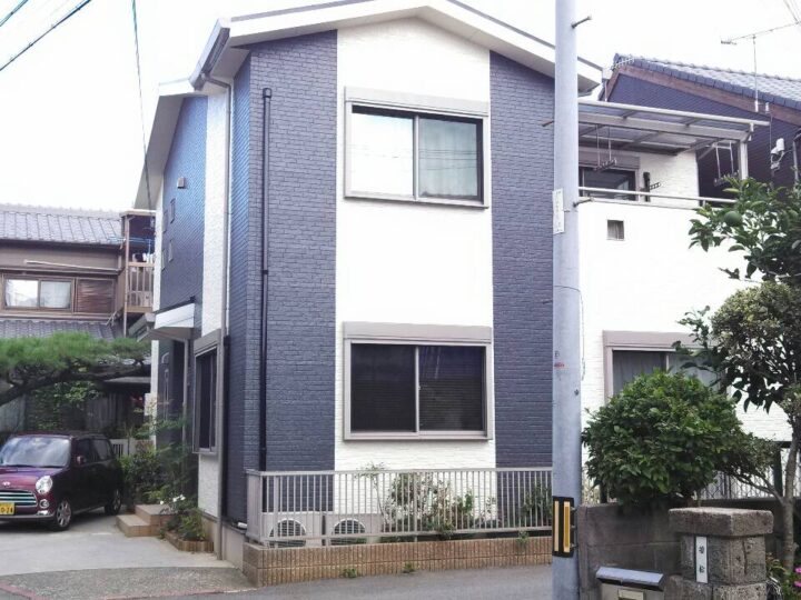 明石市 外壁塗装・屋根塗装工事 – 兵庫県明石市のモダンな仕上りのＩ様邸