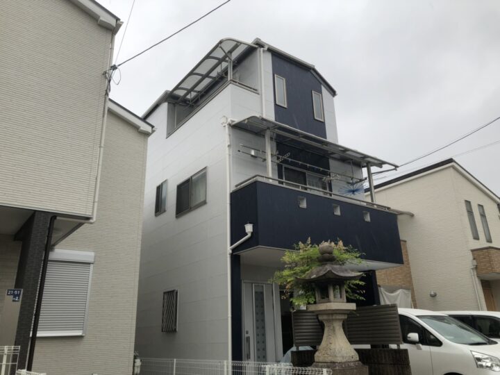 まるで新築!?尼崎市 S様邸の外壁・屋根塗装工事