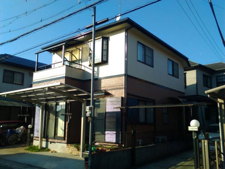 兵庫県加古川市 – Ｏ様邸の仕上り比較 外壁塗装・屋根塗装