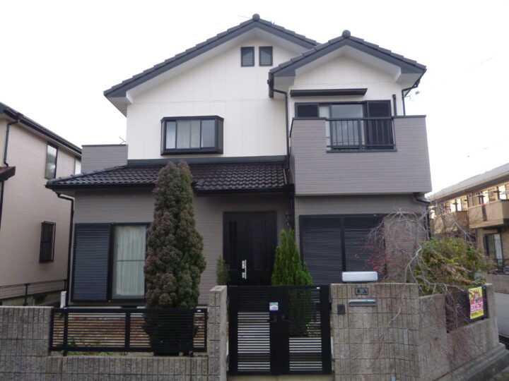 神戸市のリフォーム 外壁・屋根塗装施工 – 兵庫県 神戸市の落ち着いた色調のＭ様邸