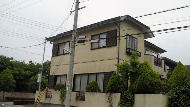 塗装前の神戸市Ｙ様邸