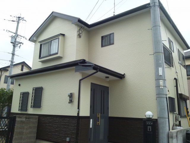 塗装後の兵庫県加古川市Ｎ様邸