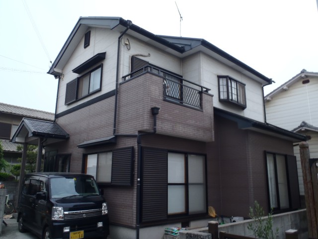 塗装前の兵庫県加古川市Ｎ様邸
