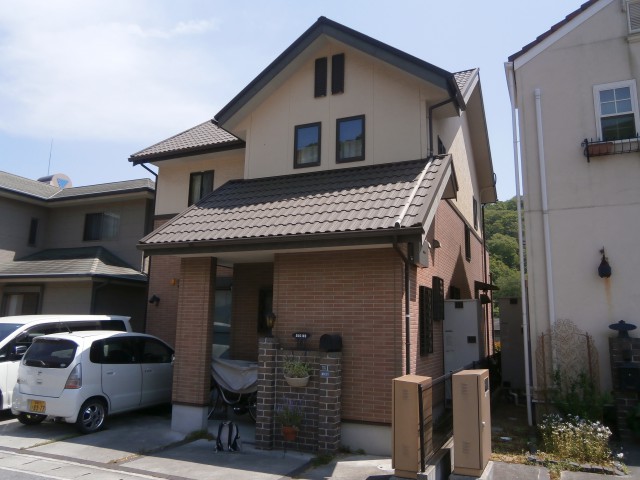 塗装前の兵庫県姫路市S様邸