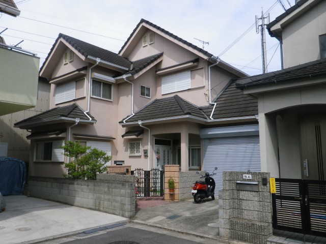 塗装前の兵庫県加古川市H様邸