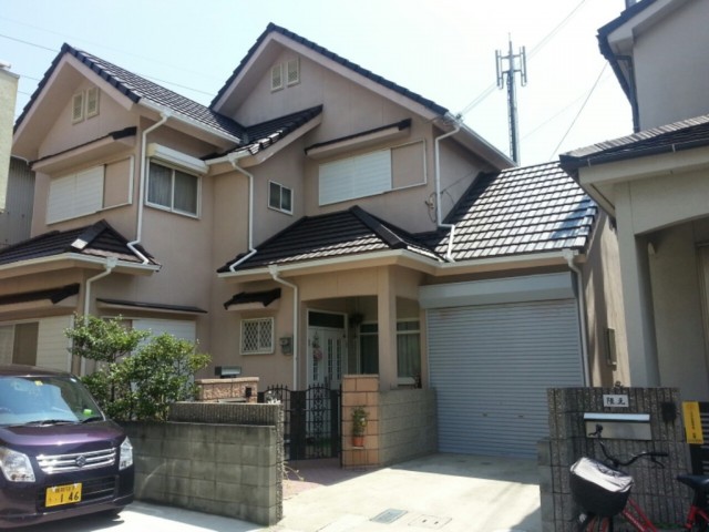 塗装後の兵庫県加古川市H様邸