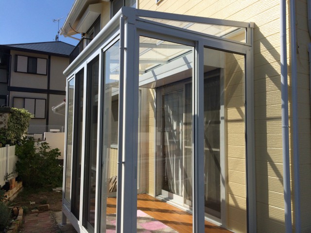 神戸市北区のＴ様邸のサンルーム