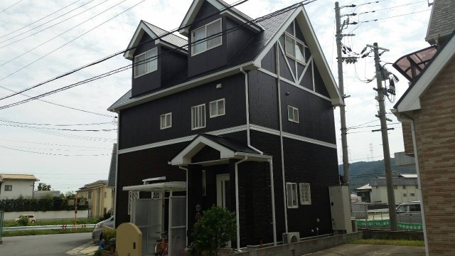 コントラストがお洒落な姫路市のＴ様邸